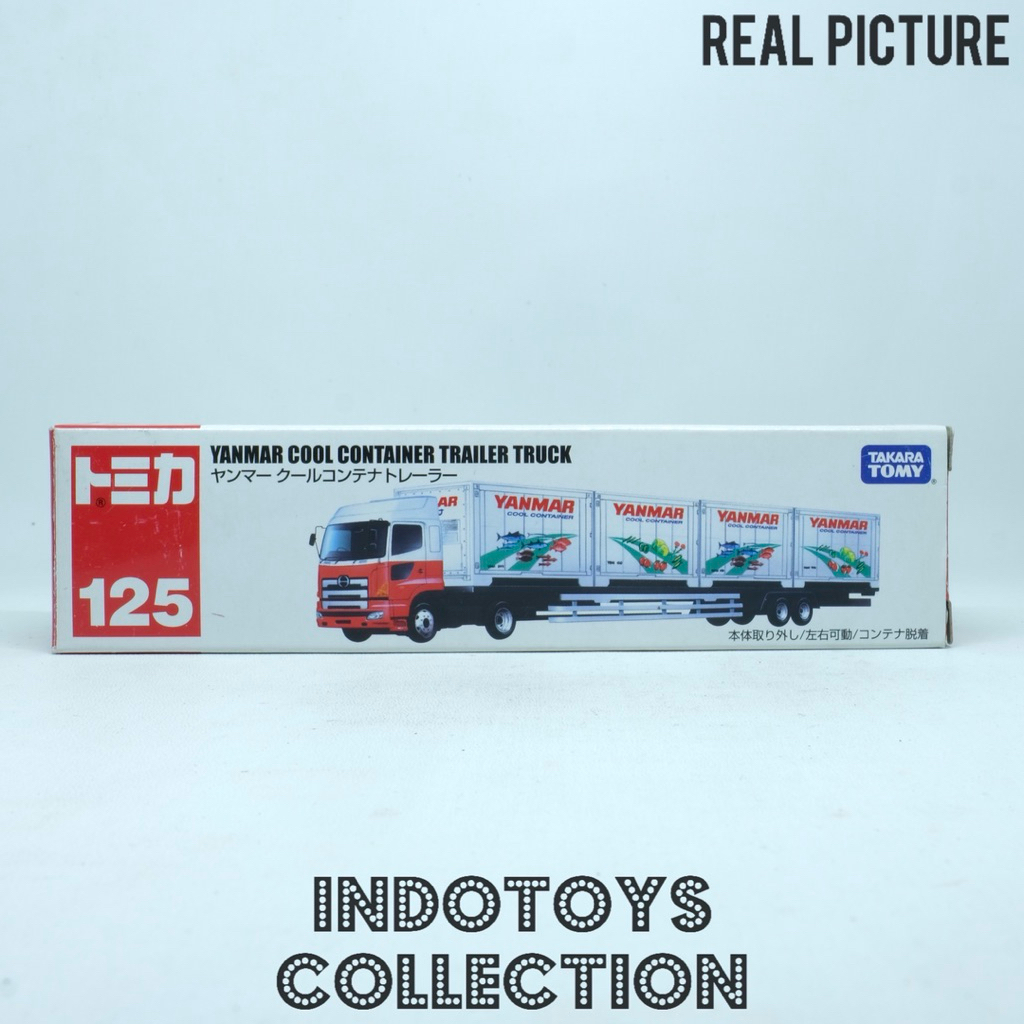 Tomica Long Regular 125 ~ Yanmar Cool Container Trailer Truck