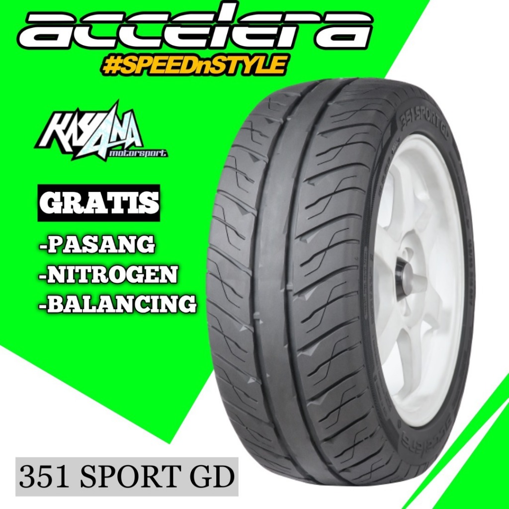 Ban Mobil R15 195/50 Merk Accelera 351 Sport GD Ban Baru Accelera 195 50 R15