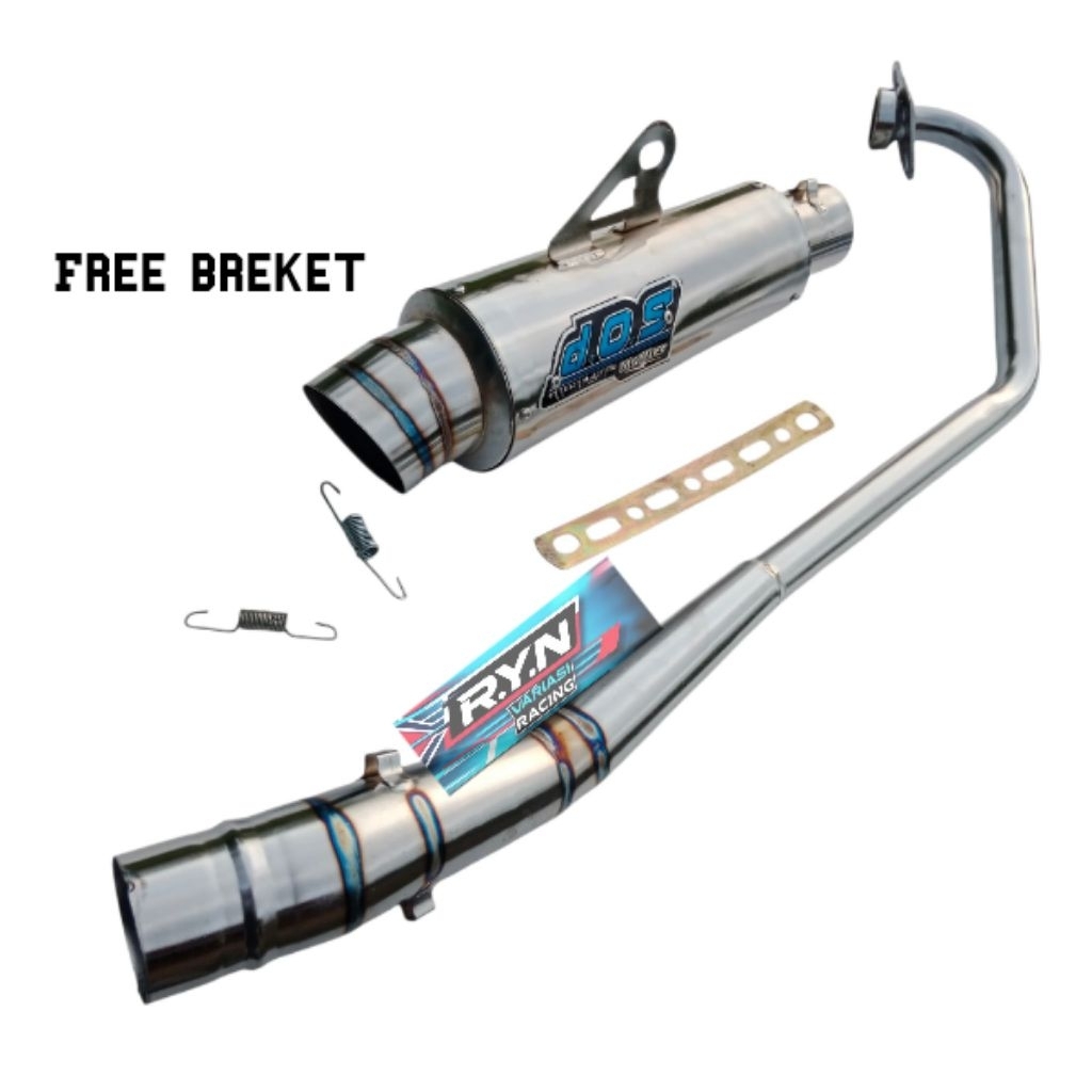 knalpot Racing DOS Full bas satria Fu 150 Jupiter MX old Jupiter MX NEW 135