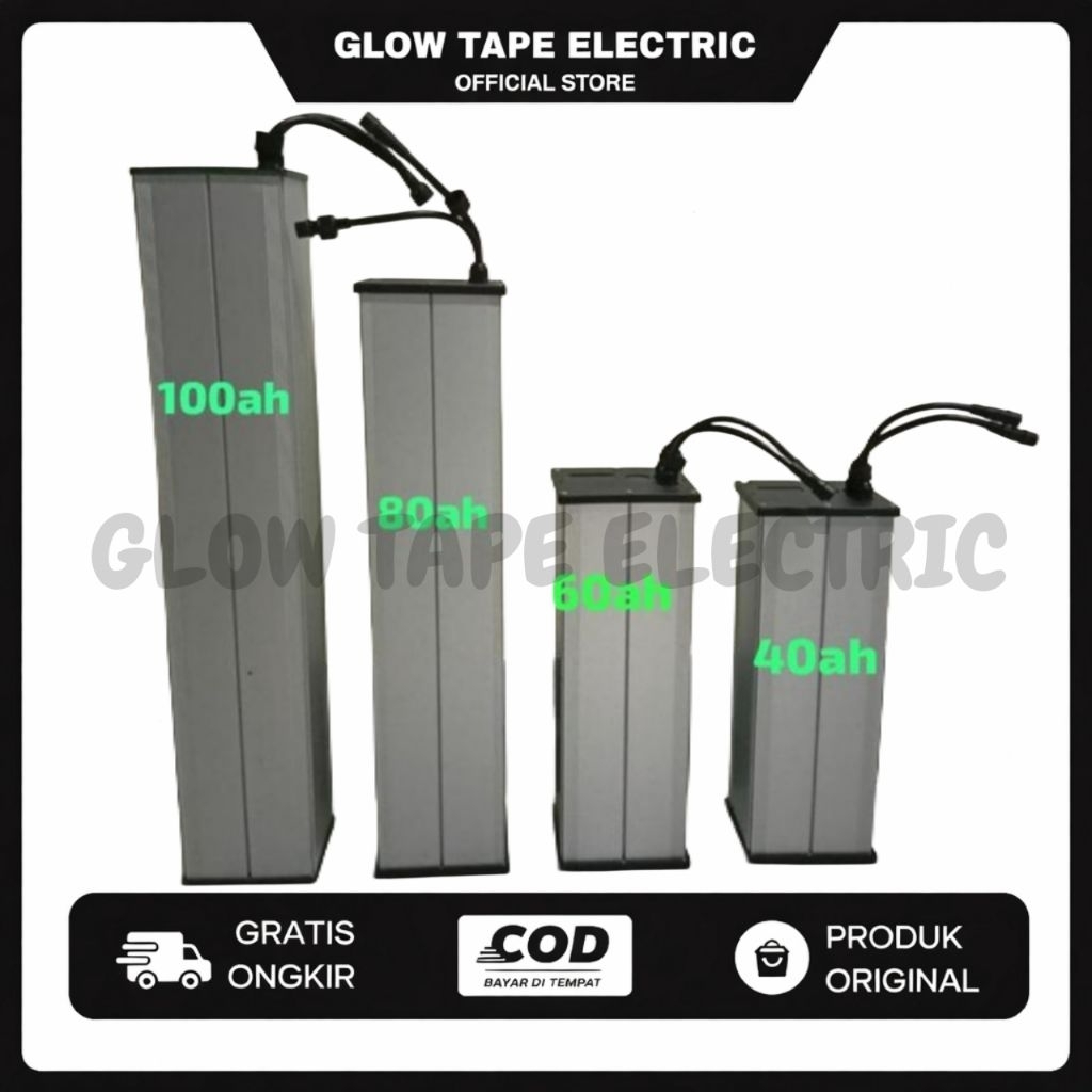 Baterai lithium lifepo4 60Ah/80Ah/100Ah untuk lampu jalan tenaga surya 2in1