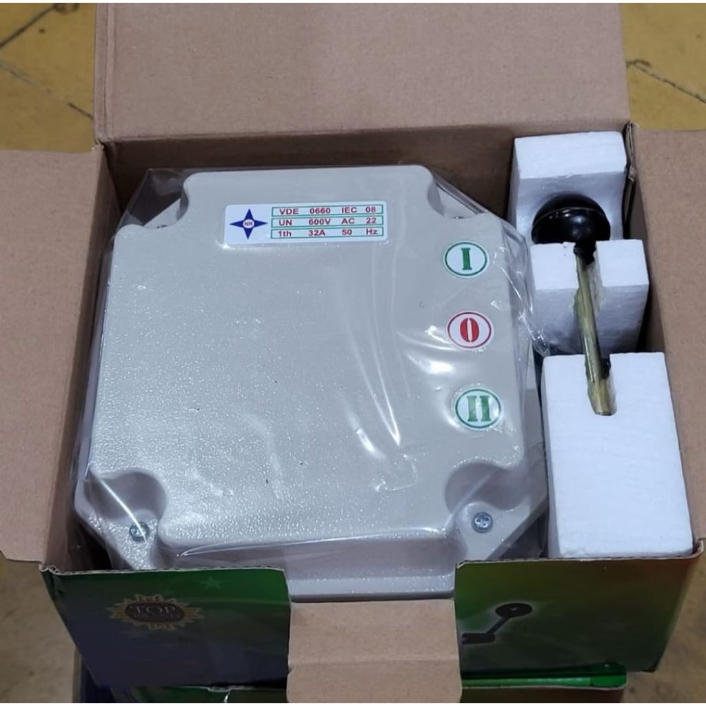 Ohm Saklar GZ Handle Cam Starter Model Pisau 32 Ampere Merk NK