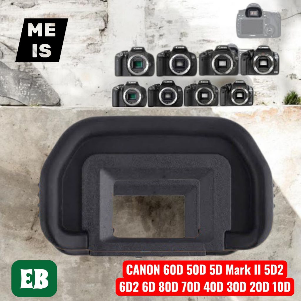 Eye Cup Canon 10D 20D 30D 40D 50D 60D 70D 77D 80D - Karet Viewfinder EyeCup