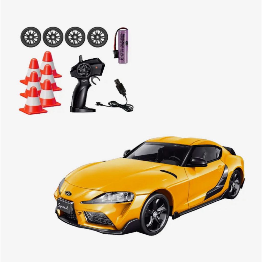 RC DRIFT 1:24 2.4Ghz JDM Toyota Supra HS DRIFT 4WD Lampu
