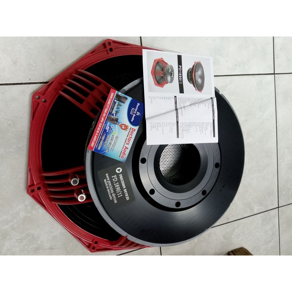 Speaker Komponen PD1890 PD 1890 18INCH COIL 5INCH SUBWOOFER