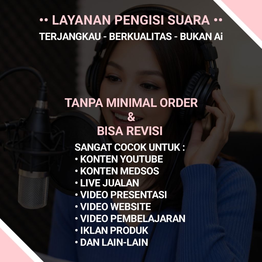 LAYANAN PENGISI SUARA | VOICE OVER