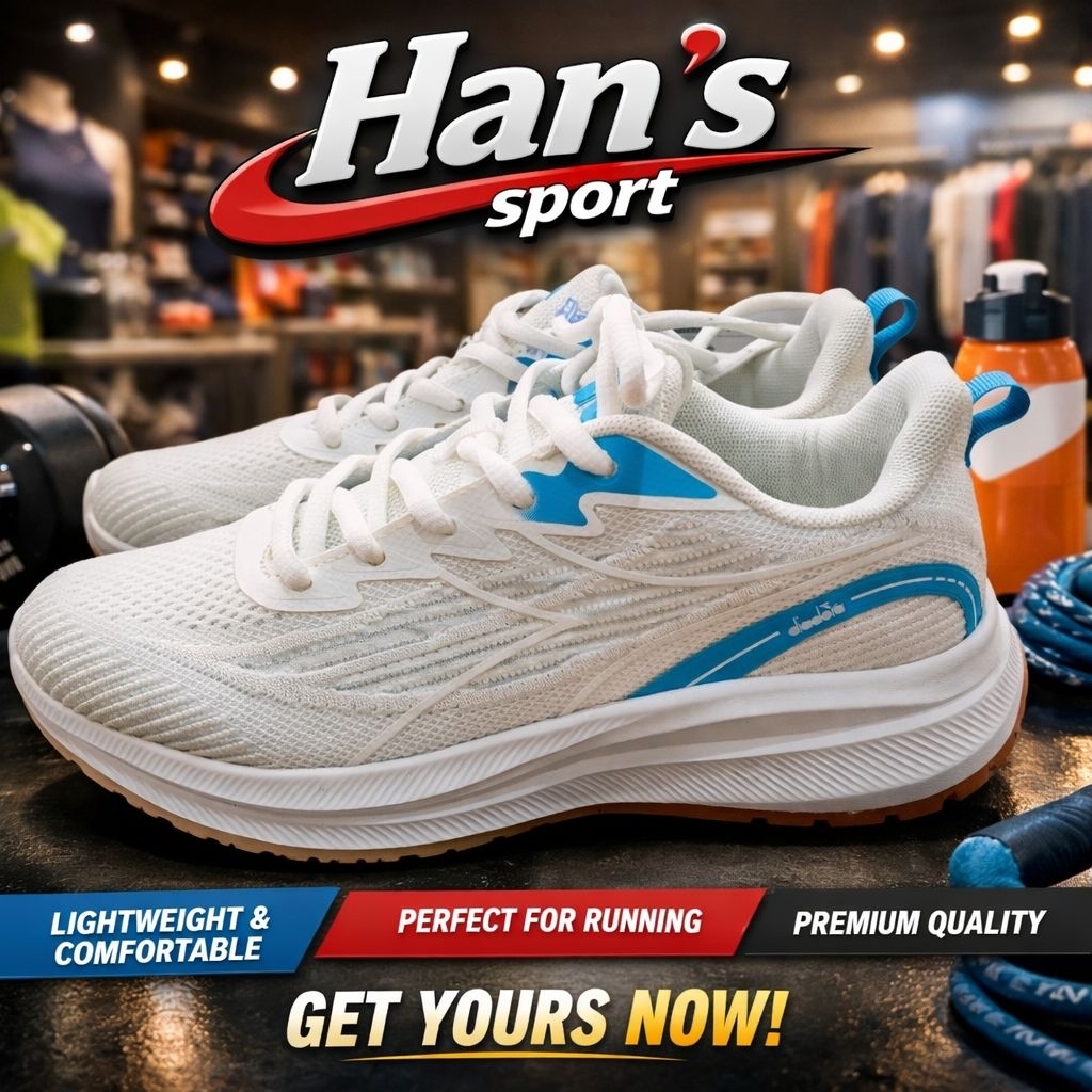 (COD) SEPATU RUNNING WANITA DIADORA ORIGINAL TERLARIS