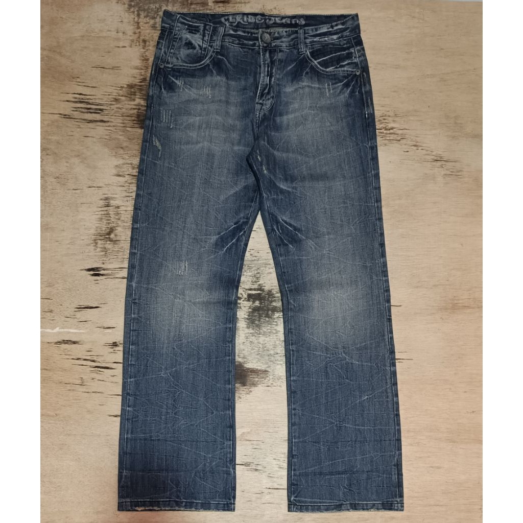 Celana Jeans Clride Denim Fadding Size 34