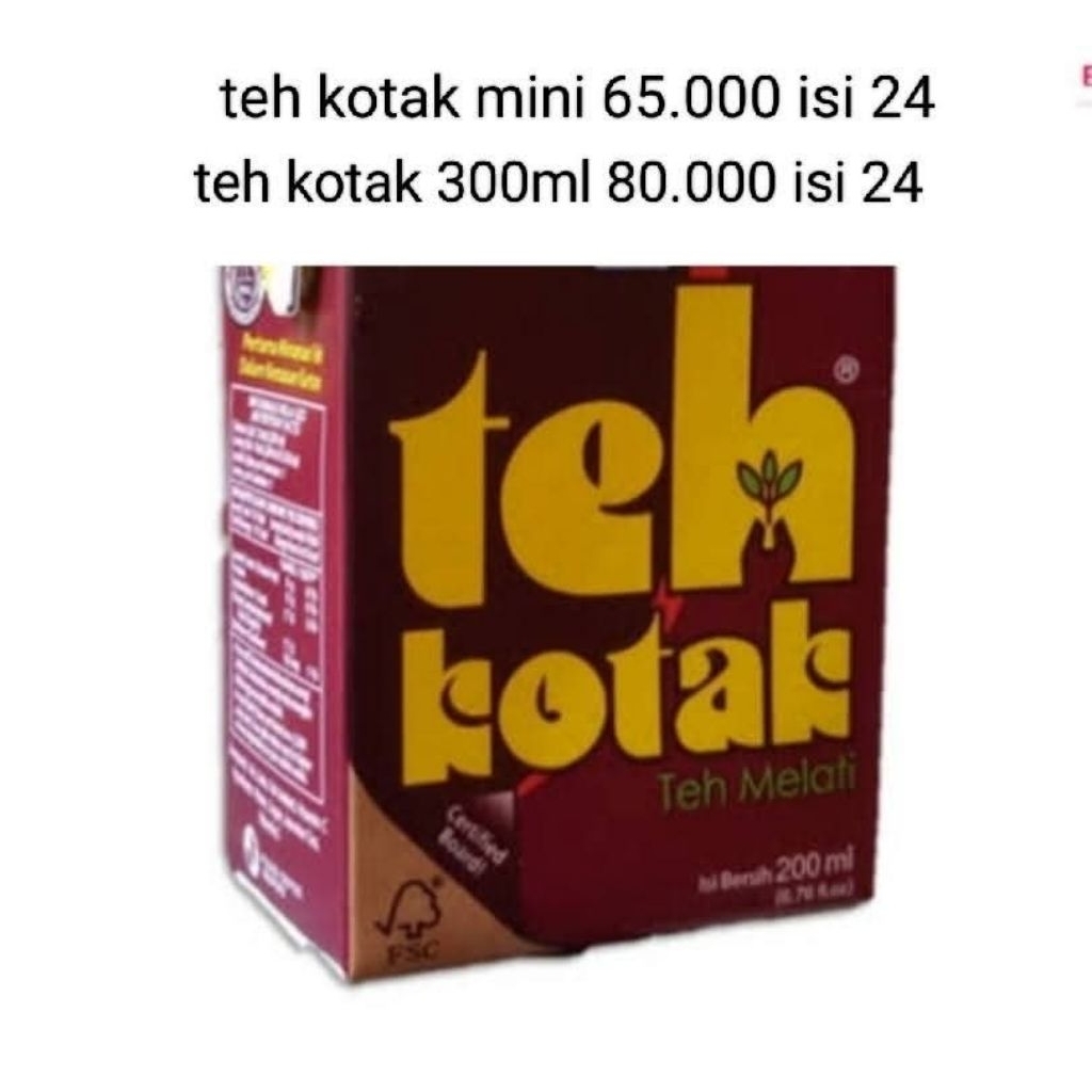 Teh Kotak mini 200ml