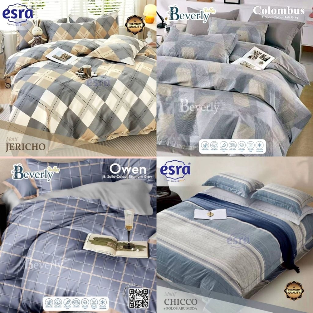 SPREI KATUN LOKAL ESRA MOTIF ABSTRAK