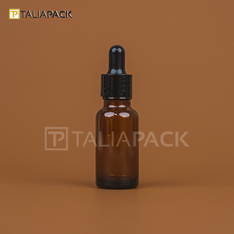 TALIAPACK - BOTOL SERUM AMBER RING SMOOTH 20ML