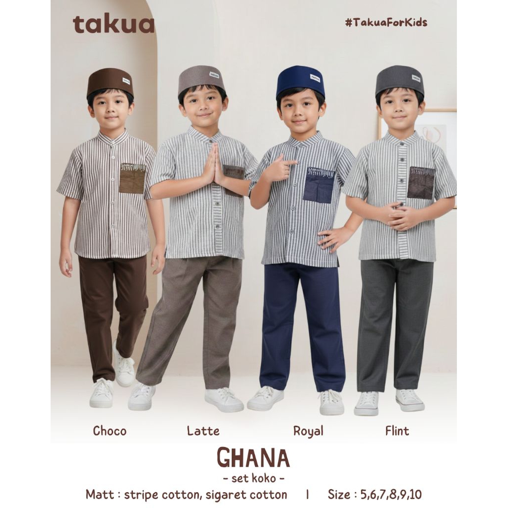 Setelan koko anak Ghanna by takua
