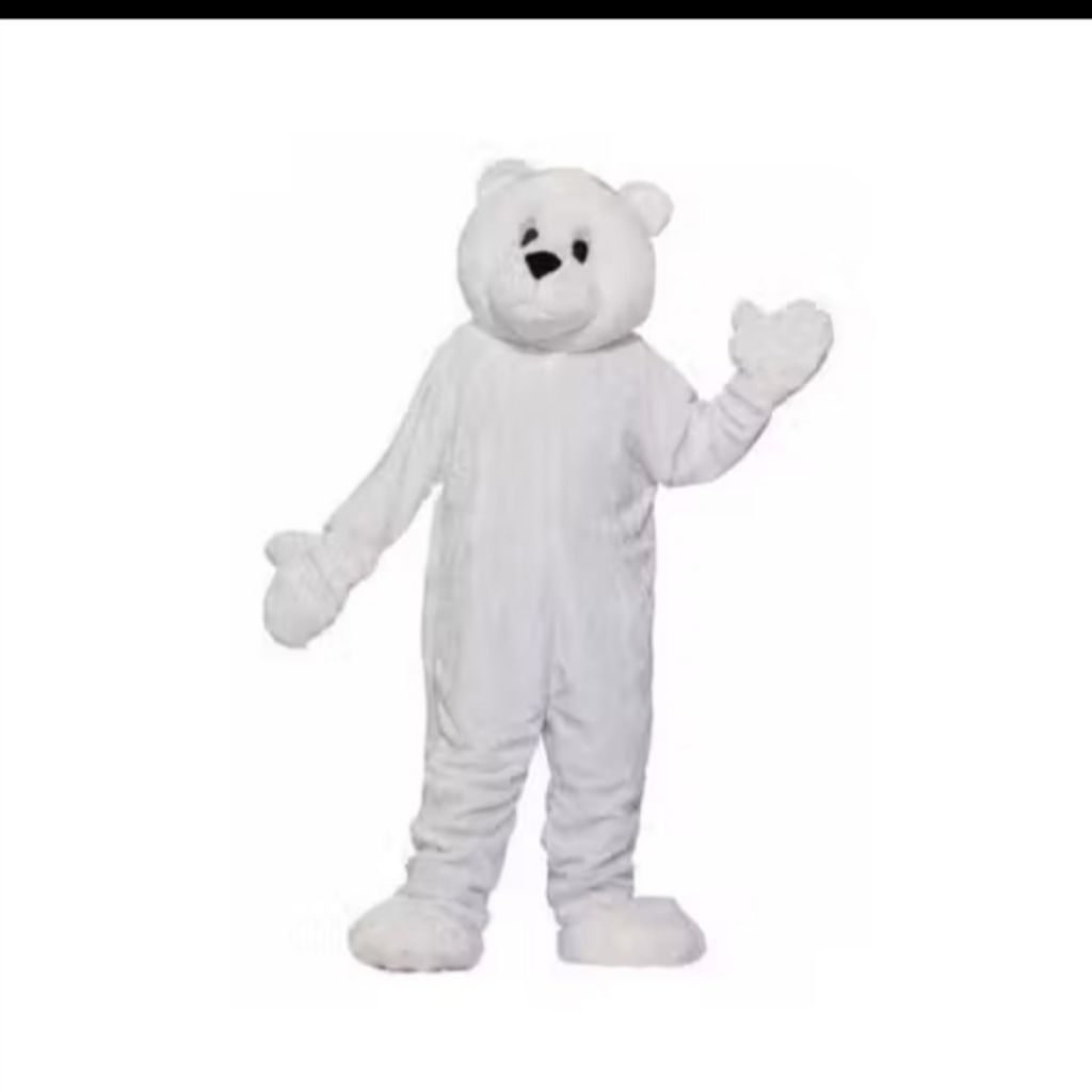 kostum badut beruang kutub