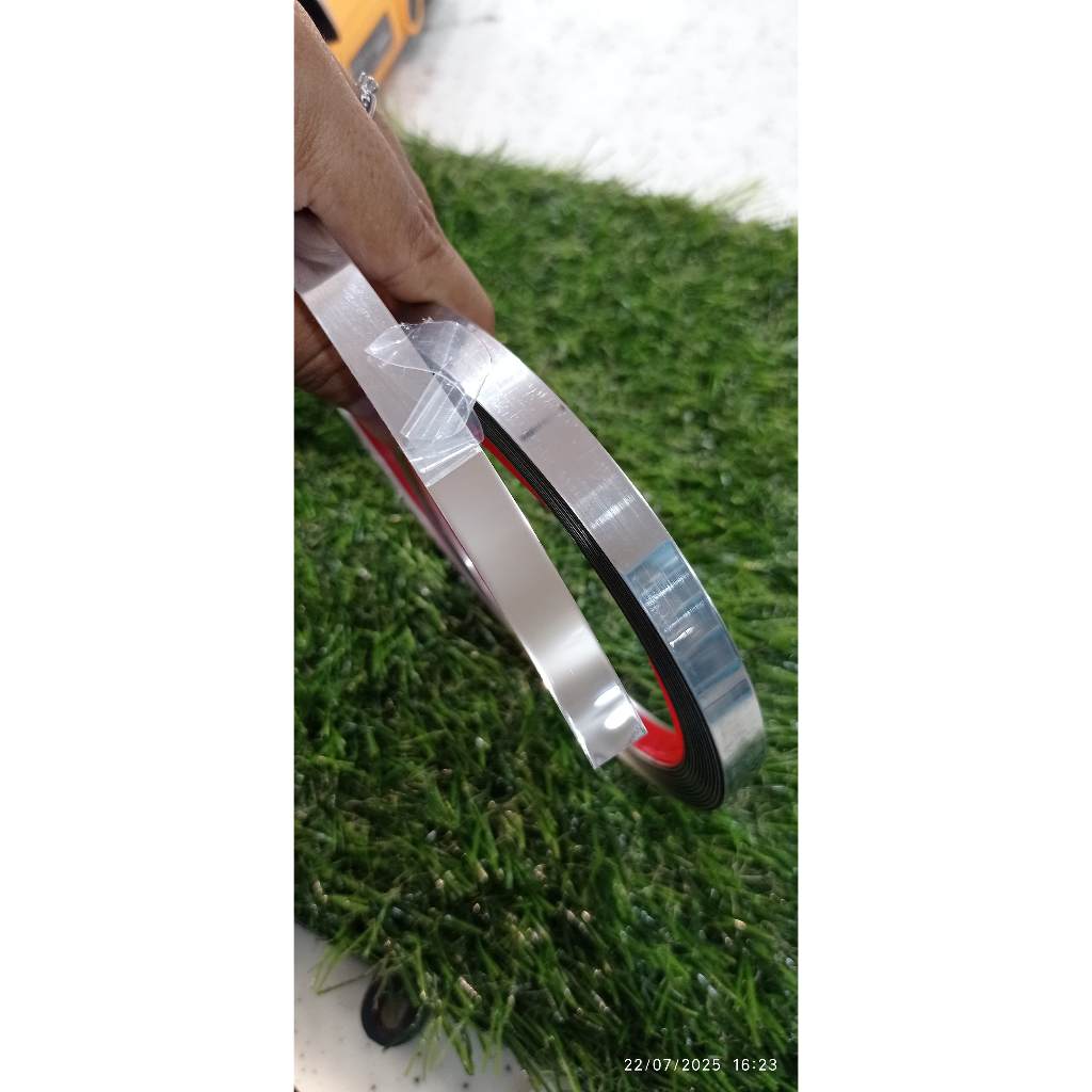 Plat Strip Aluminium Lis 1,5 cm Silver