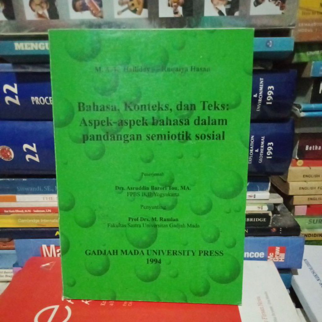 BAHASA KONTEKS DAN TEKS ASPEK ASPEK BAHASA DALAM PANDANGAN SEMIOTIK SOSIAL