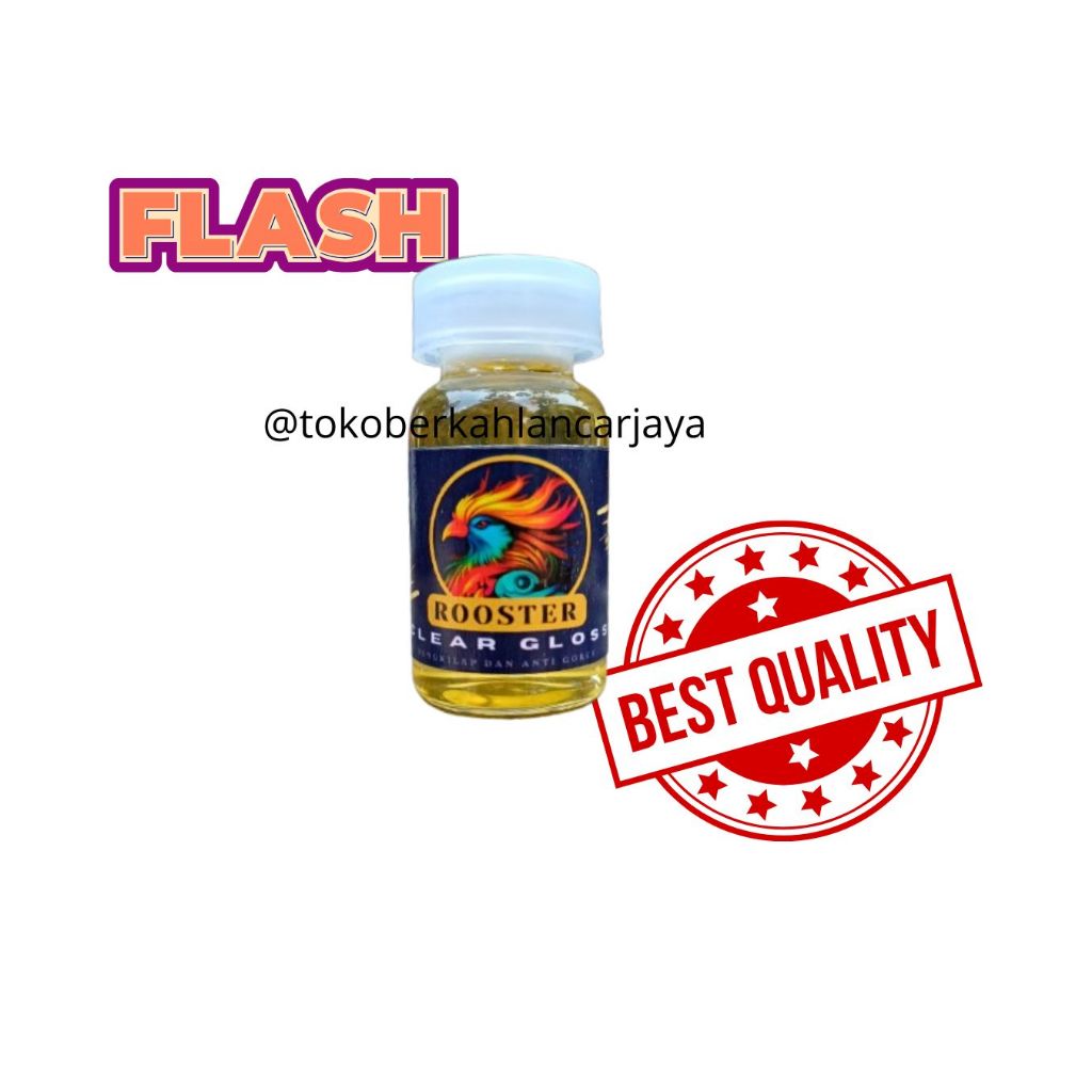 (OLES) 12.5 ML CLEAR GLOSS MELAPISI,MENAMBAH GLOSSY CAT LOGAM DAN ANTI GORES