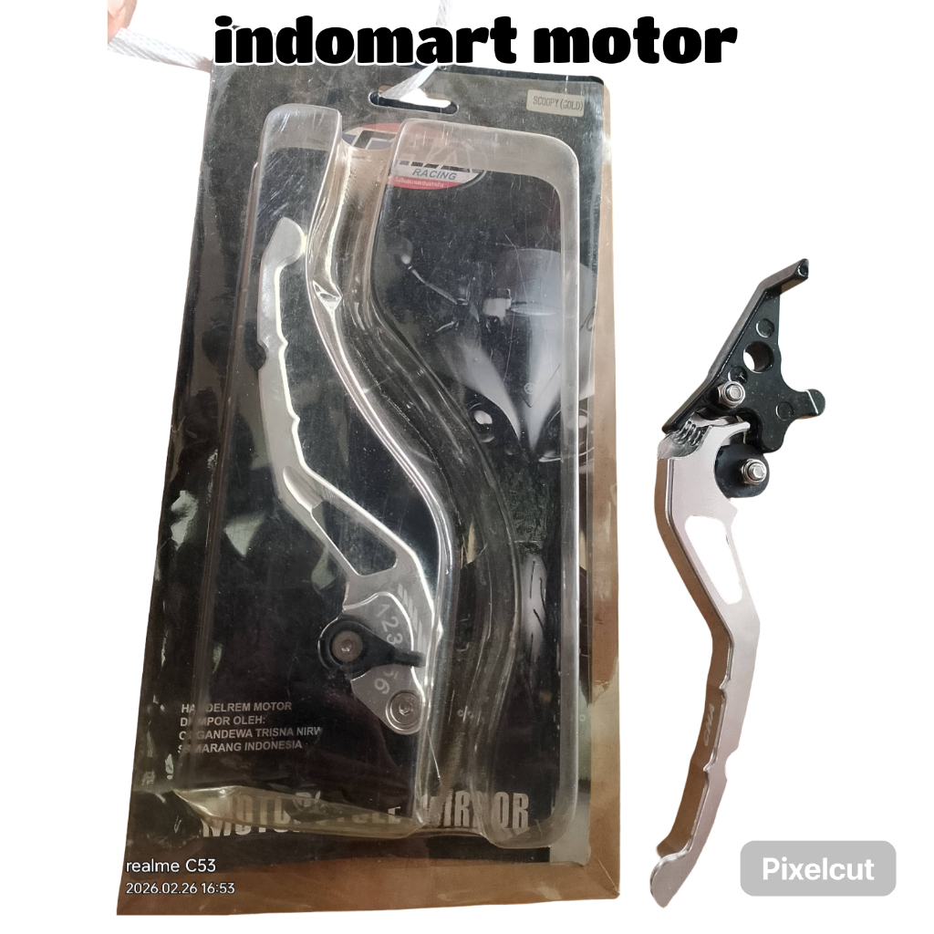 HANDLE RACING REM KANAN KIRI SCOOPY MERK CHA
