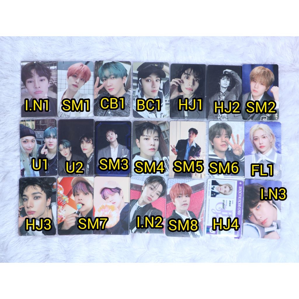 (baca deskripsi) stray kids photocard albhm i am who rock star hop do it hollow fankit pc sg24 pc st