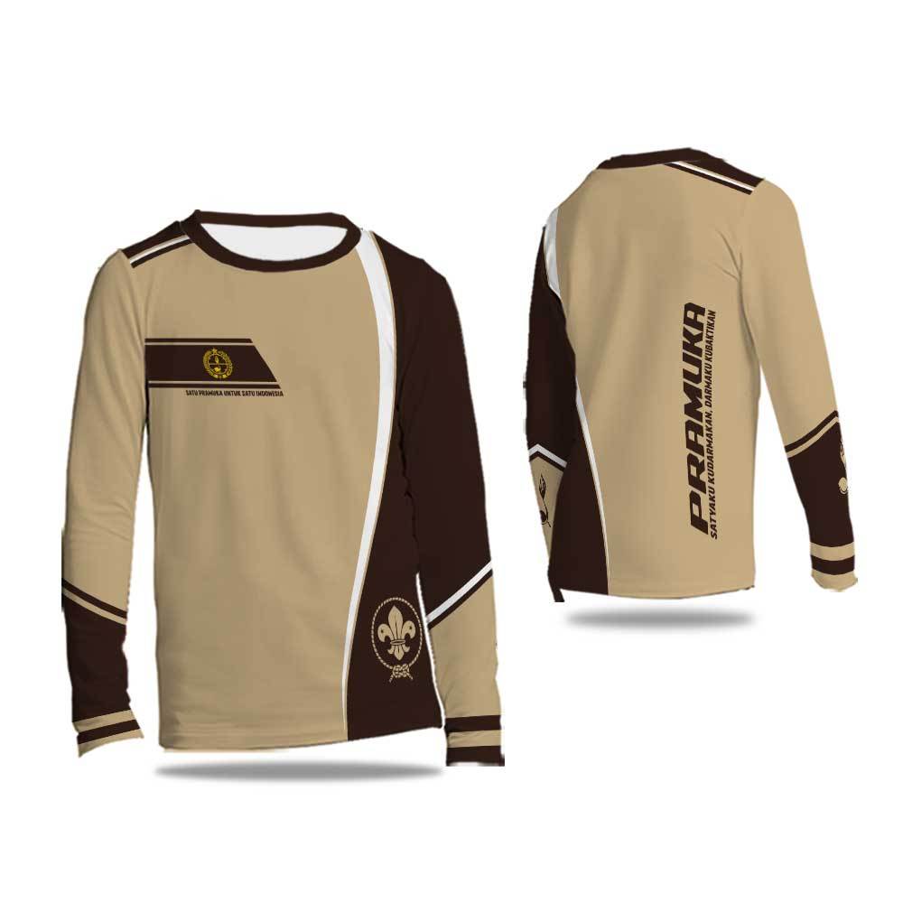 Baju Pramuka Anak SD/Jersey Pramuka Anak/Kaos Pramuka Anak Fullprint Custom