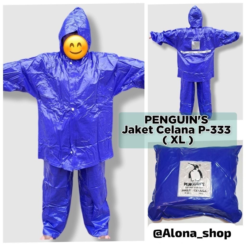 ( P-333 Penguin's ) Jas Hujan Jaket Celana P-333 Penguins | Jas Hujan Jaket Celana P-333 Penguin's