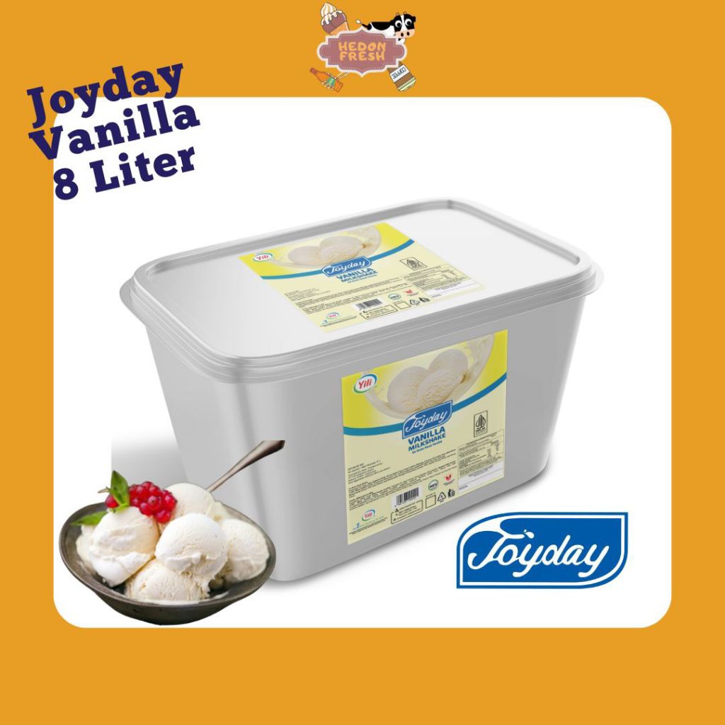 Ice Cream Joyday Vanilla 8 Liter - Cabang Bandung