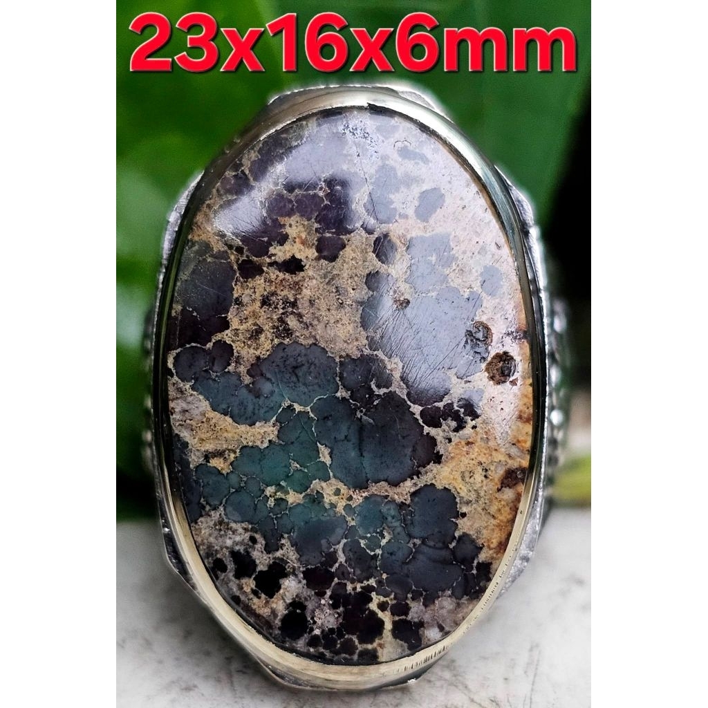 Batu Pirus Kuno Persia Depp Green - Elegan, Mewah