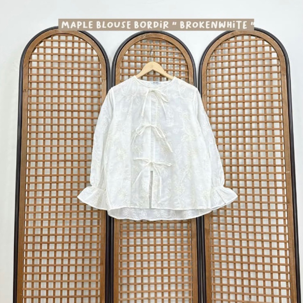 LOCANA LABEL MAPLE BLOUSE