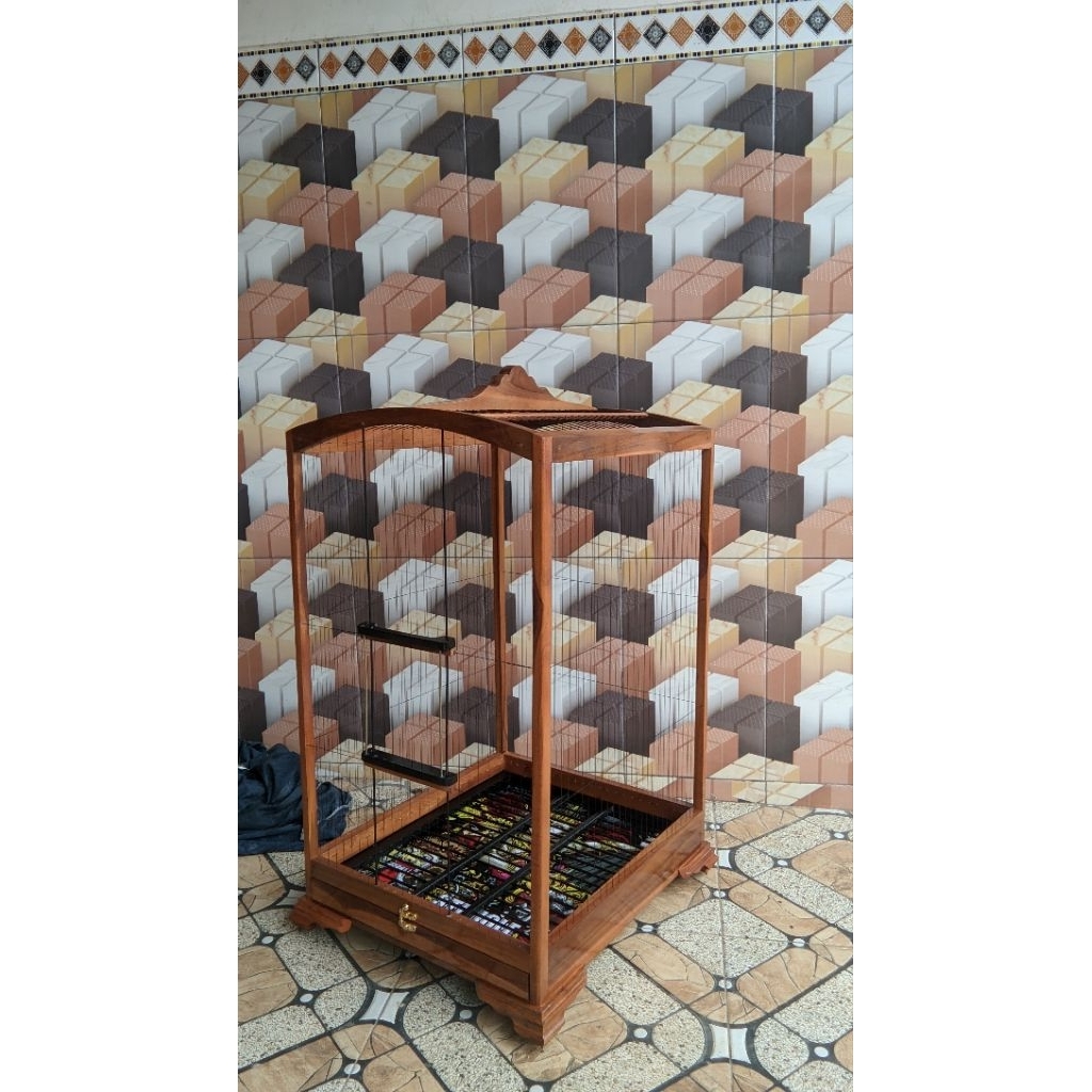 SANGKAR KENARI RUJI SENAR