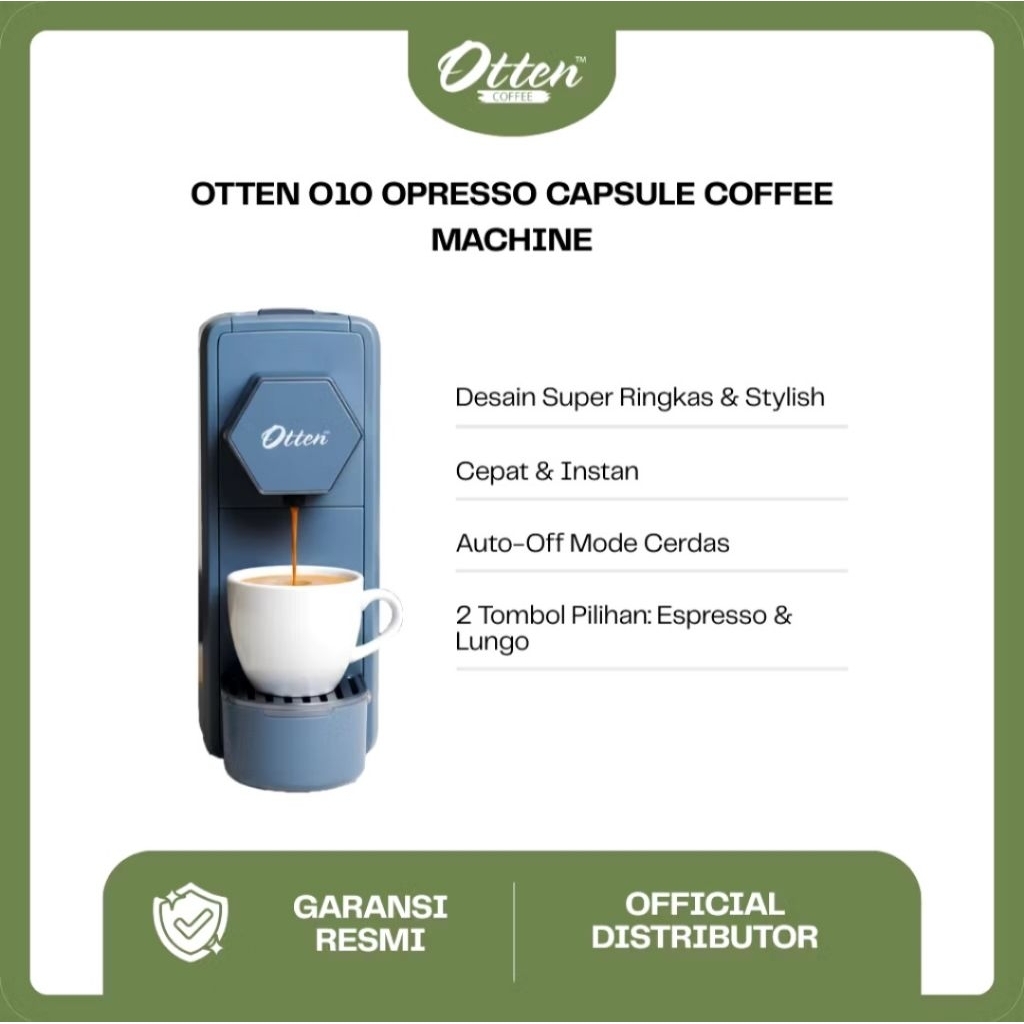 Otten Opresso O10 coffee maker New Original