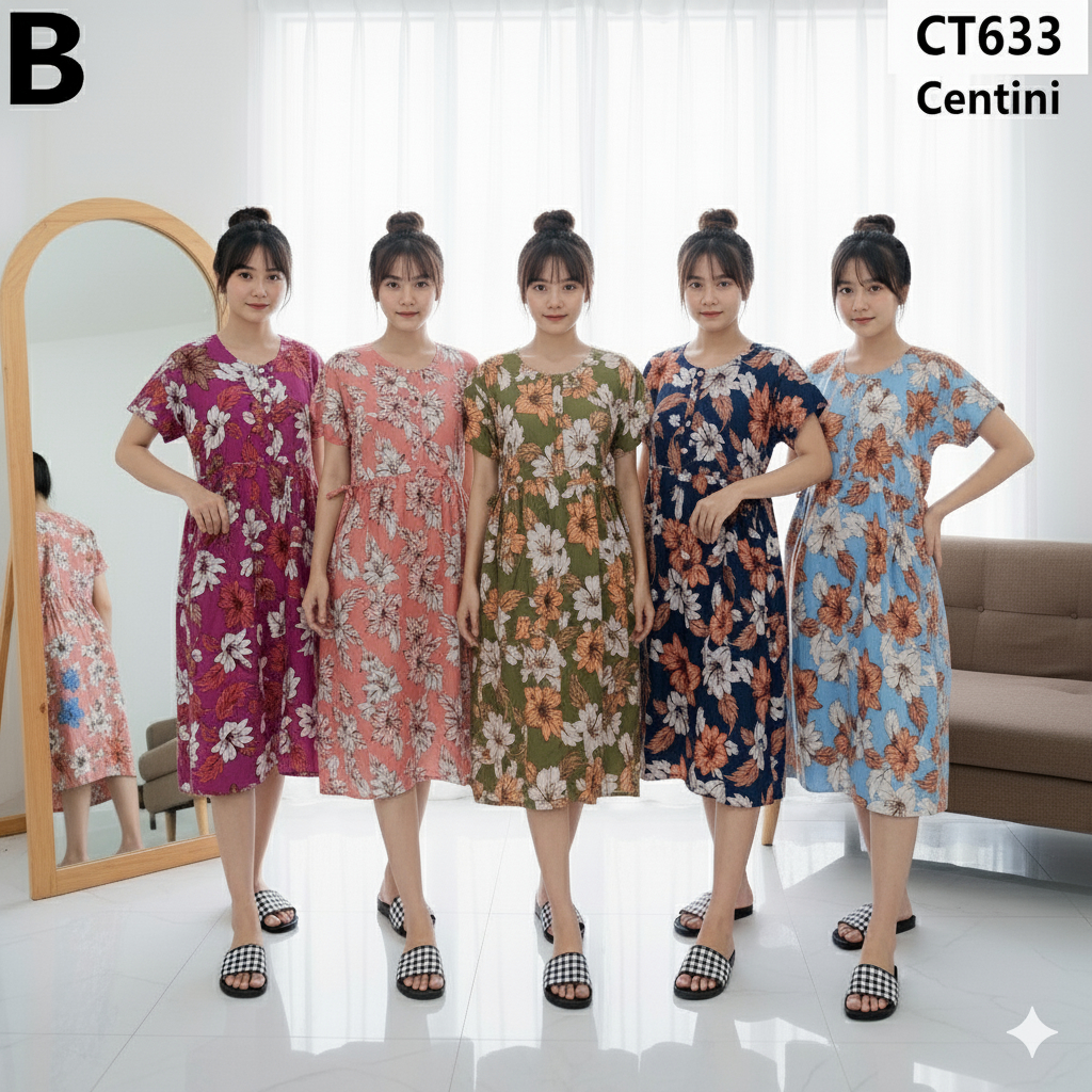 Daster Centini Kekinian Busui Friendly Rayon DASTER CENTINI / CENTINI JUMBO / DASTER RUMAHAN / DASTE