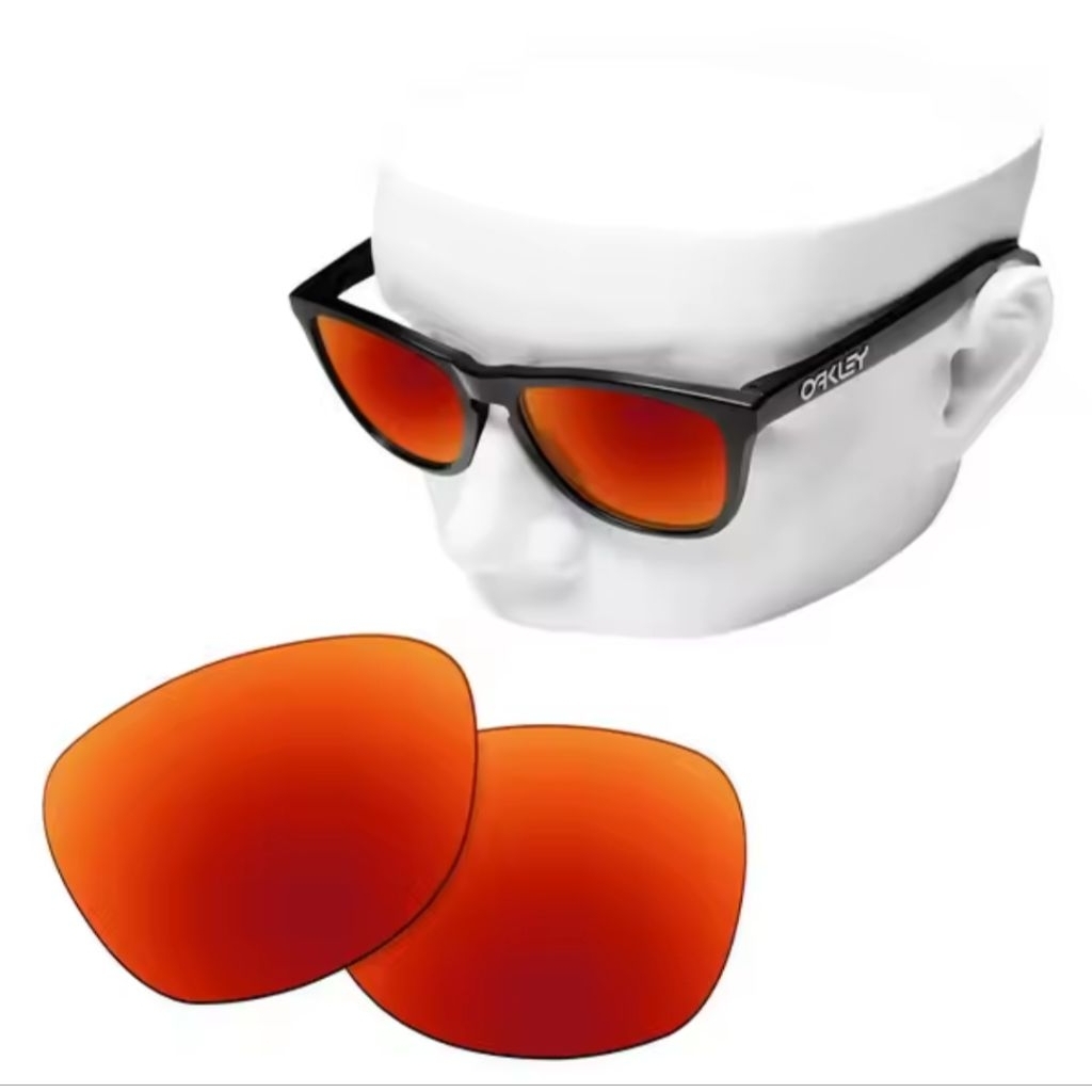 SEPASANG LENSA PENGGANTI REPLACEMENT UNTUK KACAMATA OAKLEY FROGSKIN