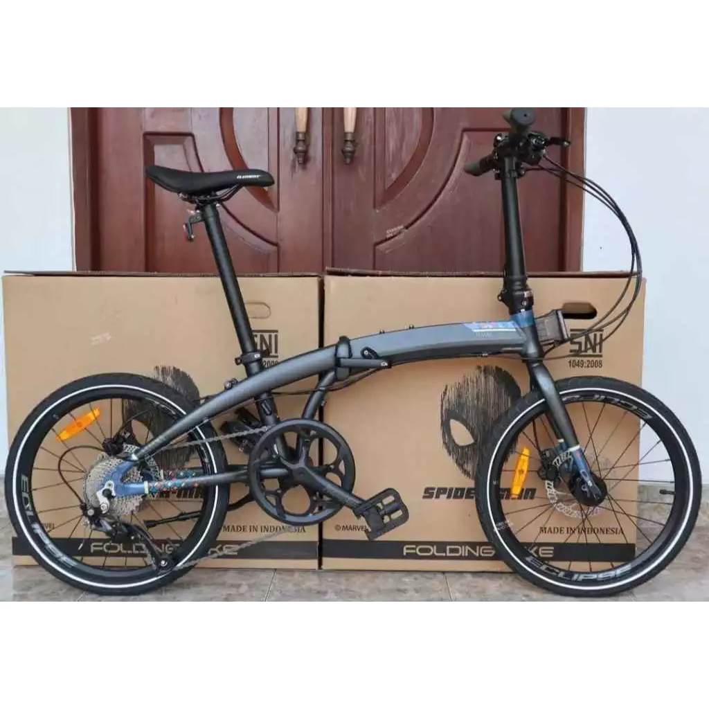 PROMO TURUN HARGA Sepeda Lipat ELEMENT ECOSMO 9 JAMSELINAS SHIMANO ALTUS