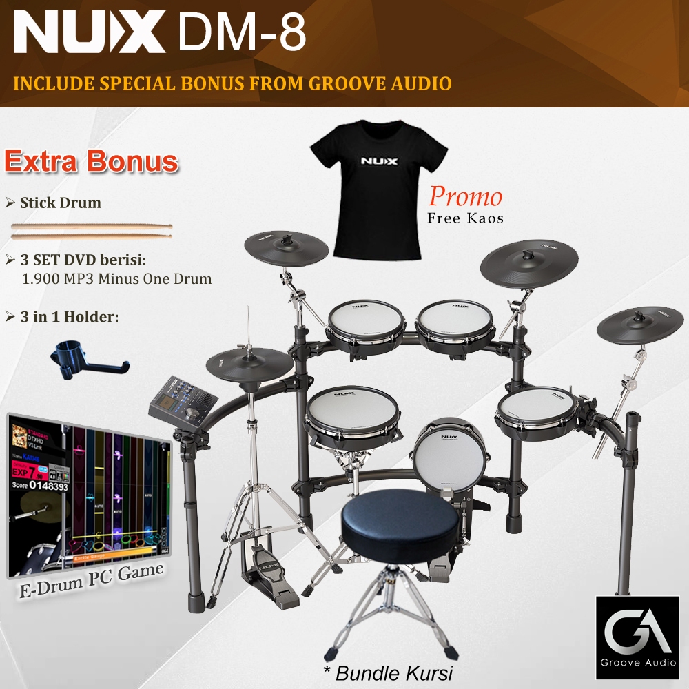 NUX DM8 Drum Elektrik / DM 8 / DM-8 Electric Drum