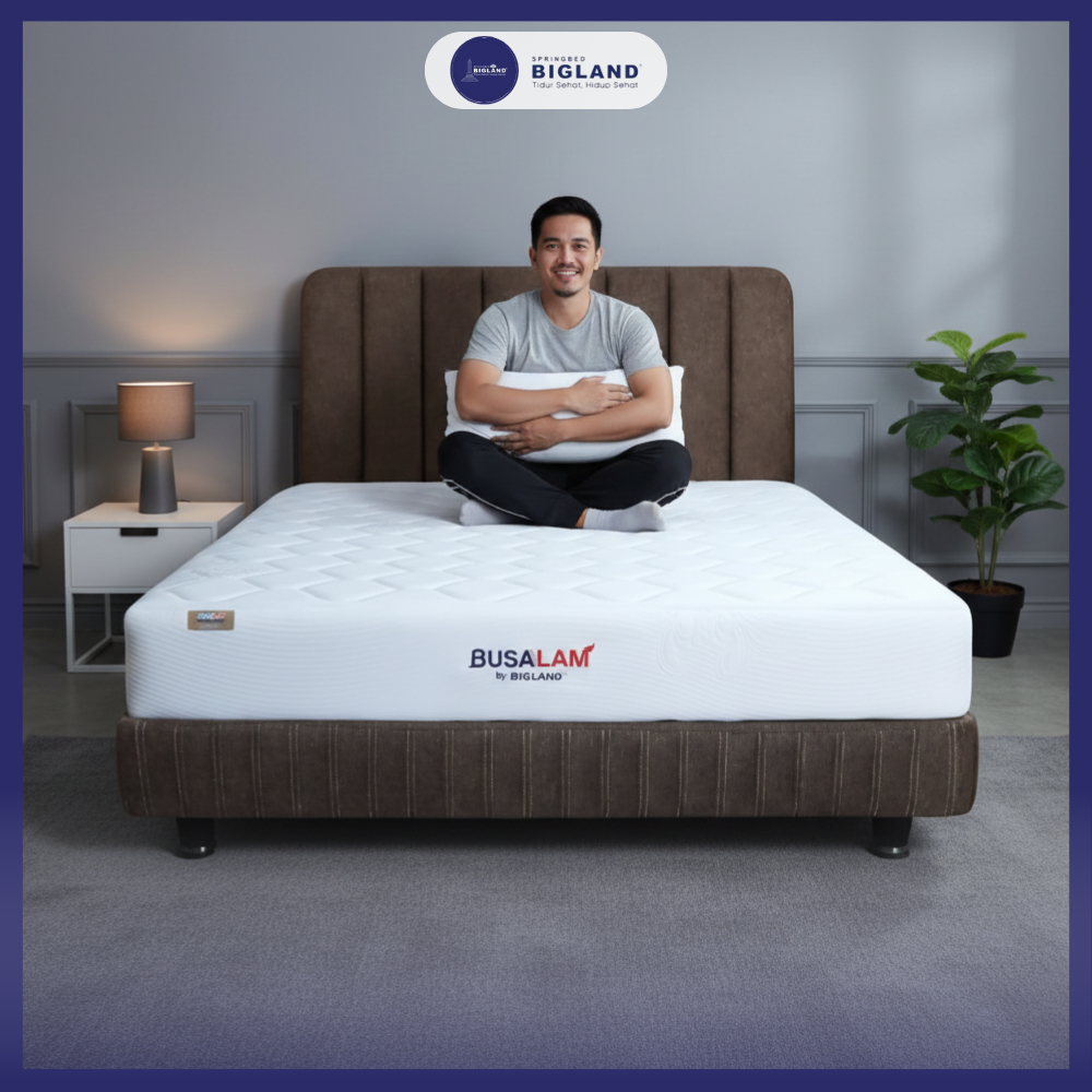 Kasur Busalam density 26 Tinggi 25 dengan Zipper kain ukuran 120x200, 160x200, 180x200 by Bigland