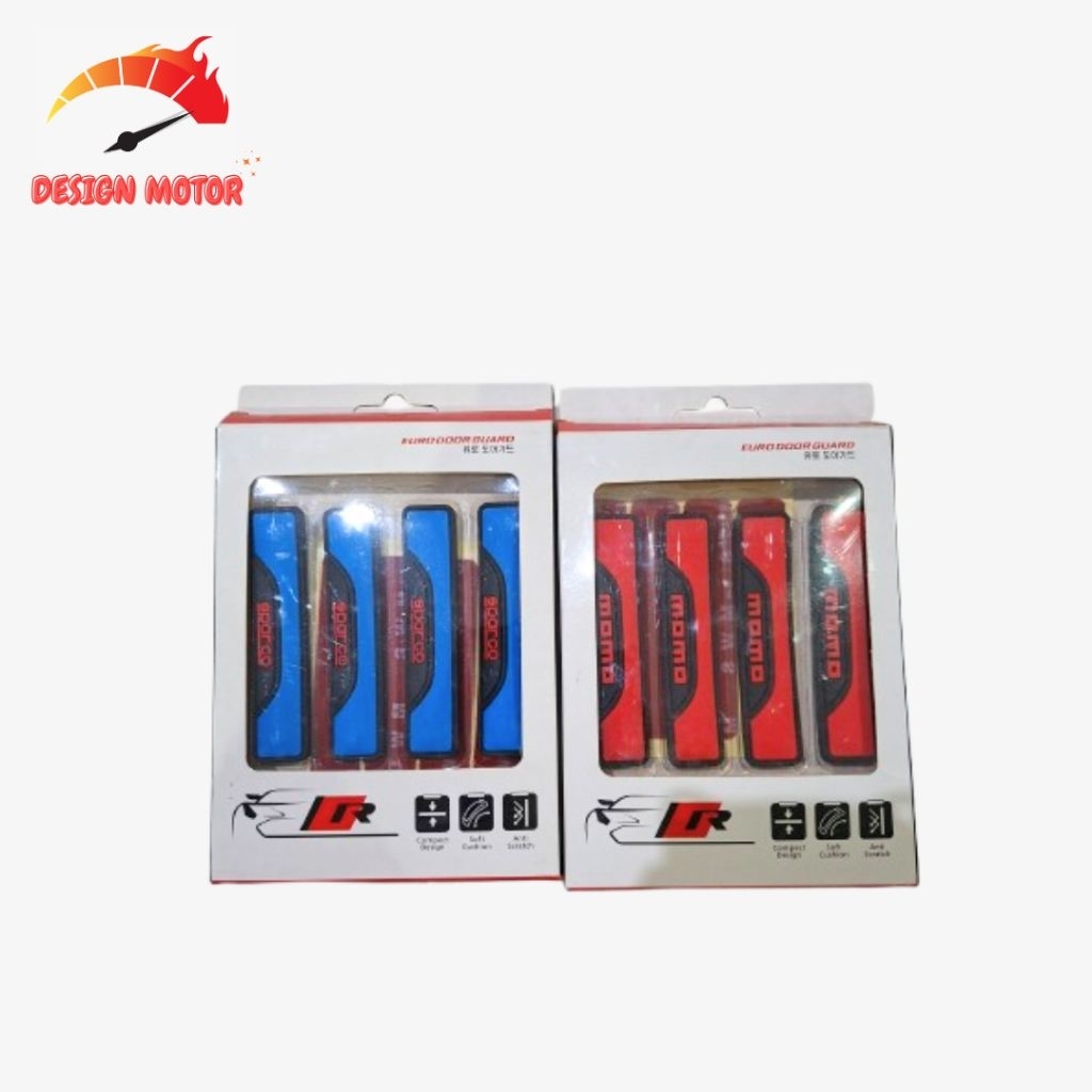 Door Guard Mobil Pelindung Pintu Mobil Logo Sparco Logo Momo