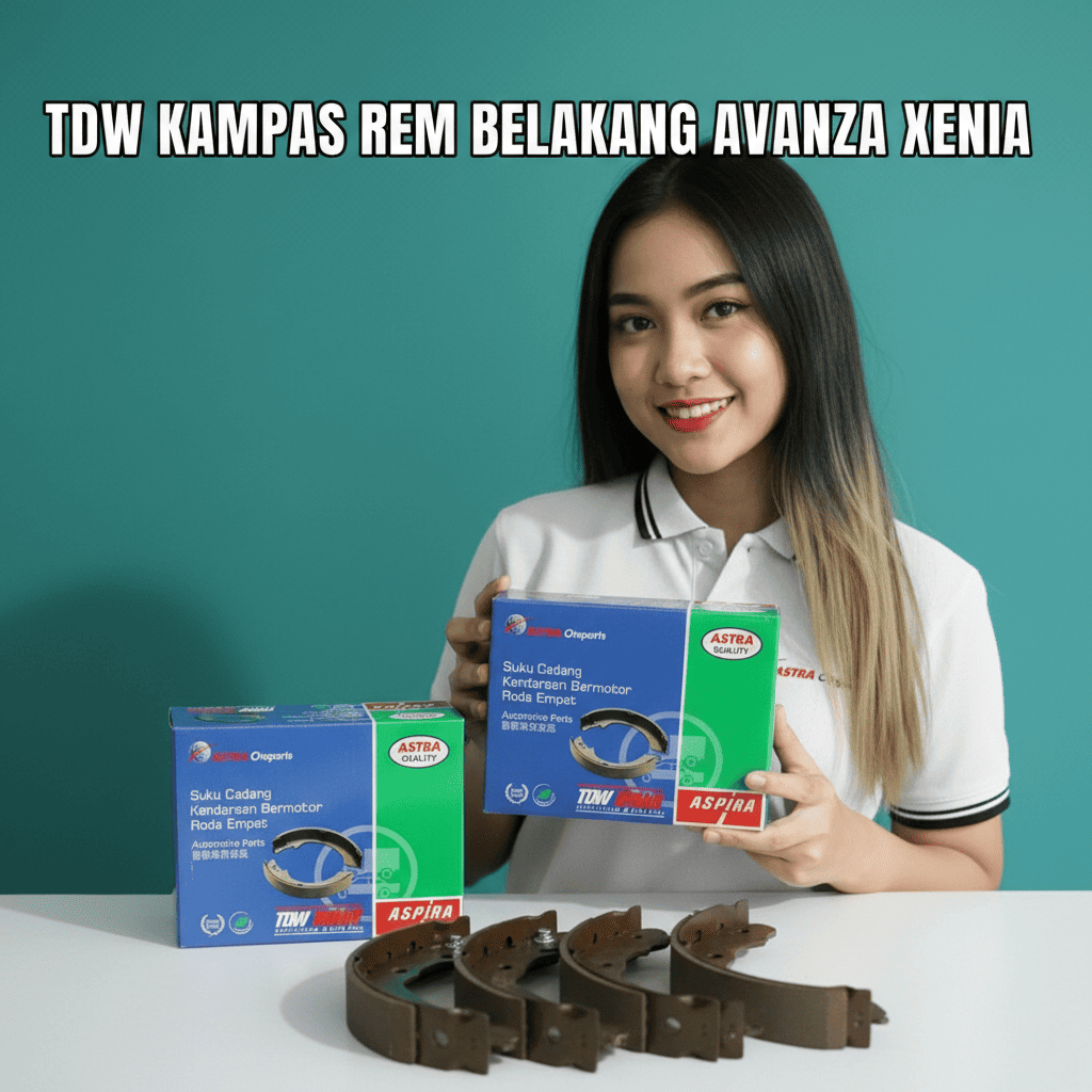 Kampas Rem Belakang TDW Avanza Xenia Original Anti Berisik