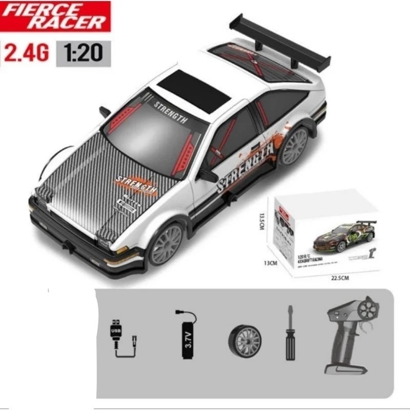 Fierce racer drift RC 2,4 GHZ Mobil RC Drift 4WD 2,4GHz mainan Mobil Remote control Drift racing