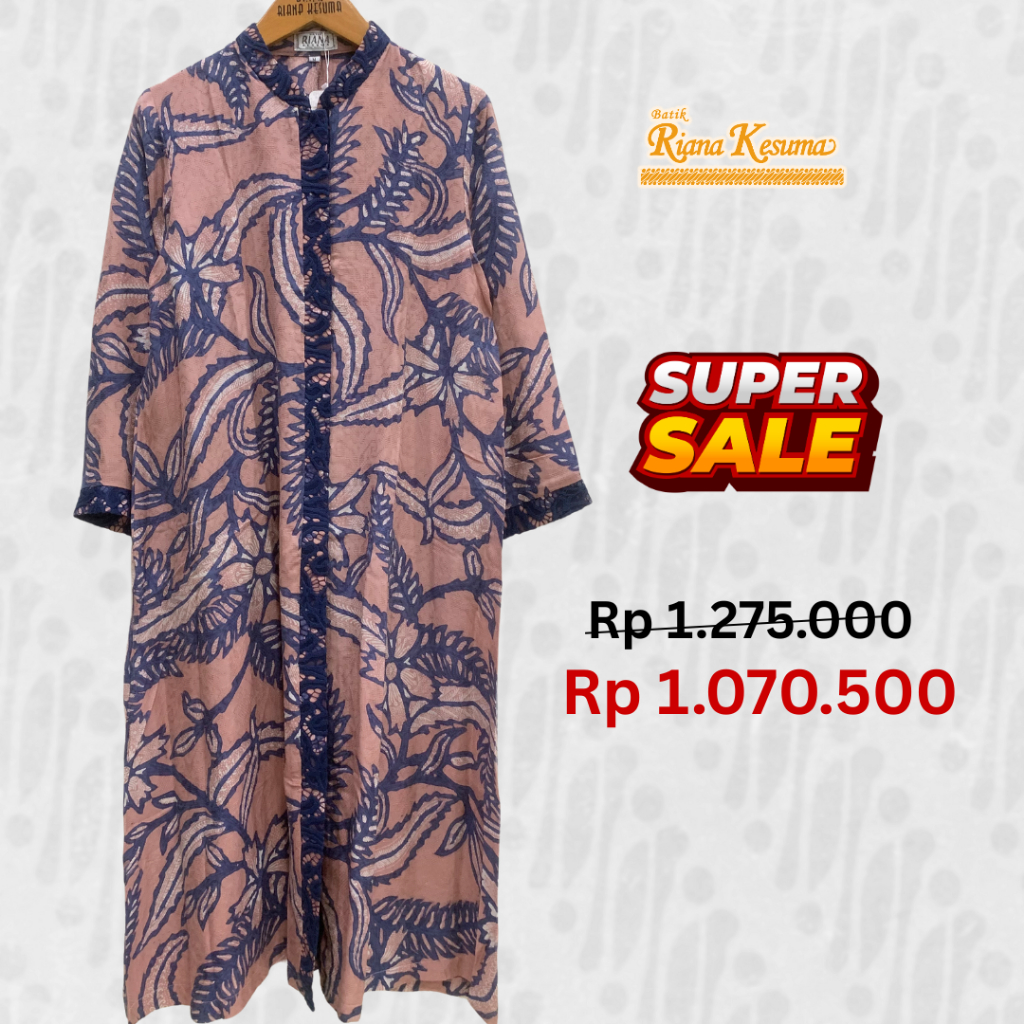 Batik Riana Kesuma - Dress Casual Wanita Batik