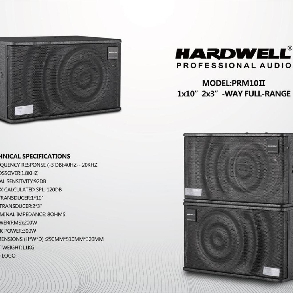 speaker pasif hardwell PRM 10 II original speaker 10 inch hardwell prm10