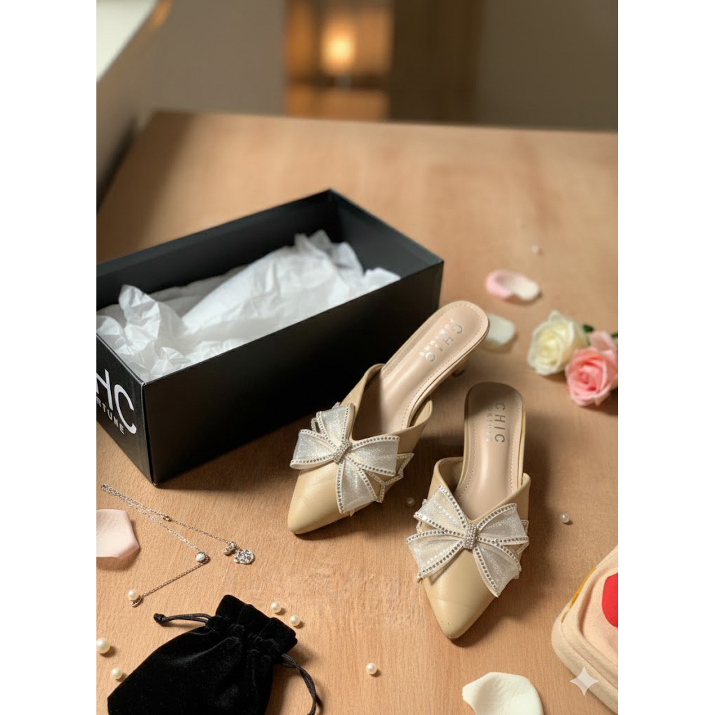 sepatu heels (CHIC FORTUNE)