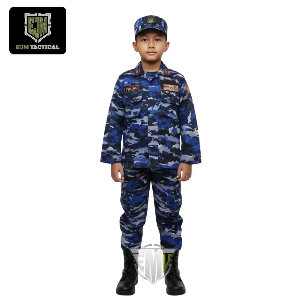 BAJU TNI CILIK SETELAN ANAK SETELAN ARMY ANAK PAKAIAN PROFESI ANAK TNI AU
