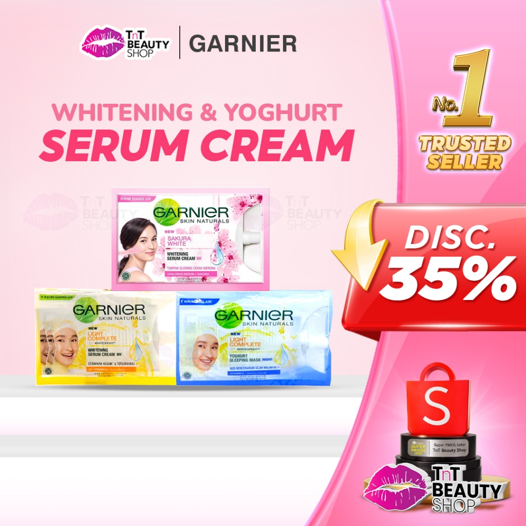 GARNIER Light Complete | Sakura | Yogurt sleep mask | SACHET | TnT Beauty Shop
