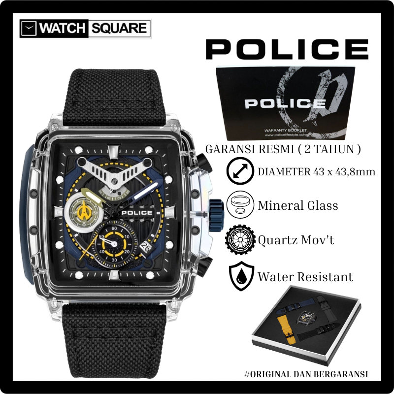 Jam tangan pria POLICE PEWGC00770X1 CLOUT SET