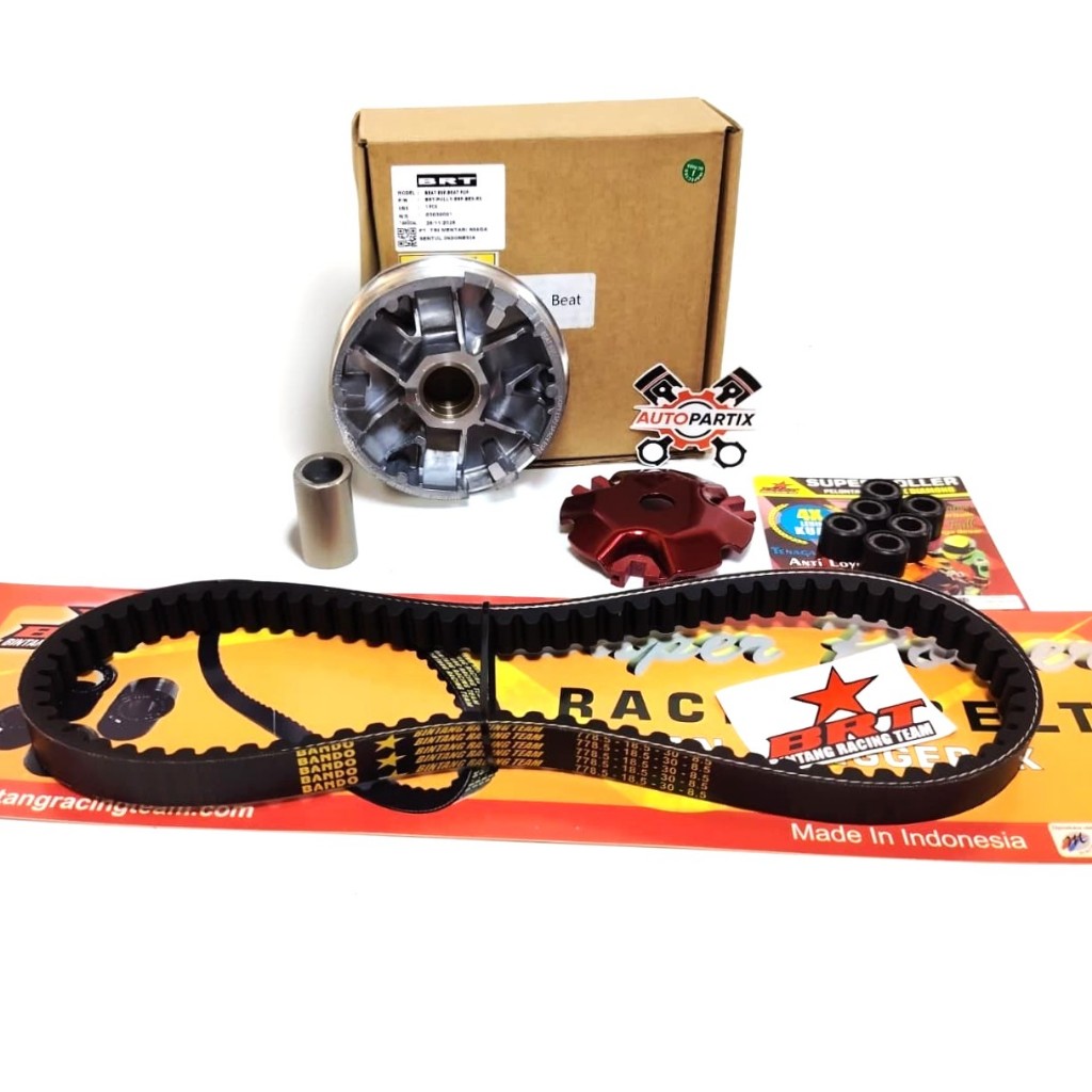 PAKET RUMAH PULY PULLY + VBELT + ROLLER BRT BEAT FI ESP SCOOPY FI ESP VARIO 110 FI ESP BEAT POP BEAT