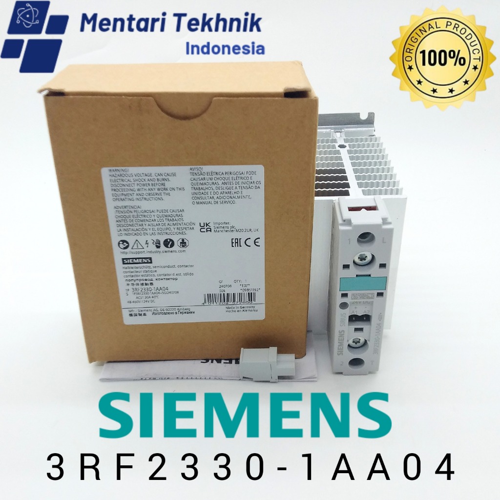 SIEMENS 3RF2330-1AA04 Solid-state contactor 1-phase 48-460 V / 24 V DC screw terminal
