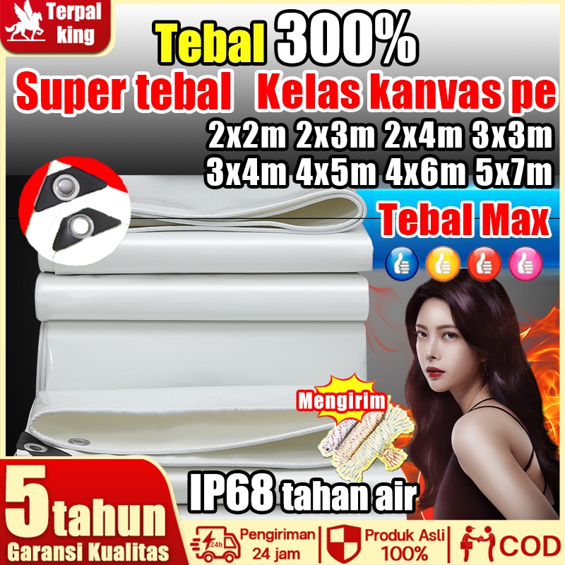 ⭐Tahan lama 99 tahun⭐ terpal tebal tenda terpal plastik terpal terpal 2×2 2x4 2×6 3x4 3x5 4x6 5x7 te