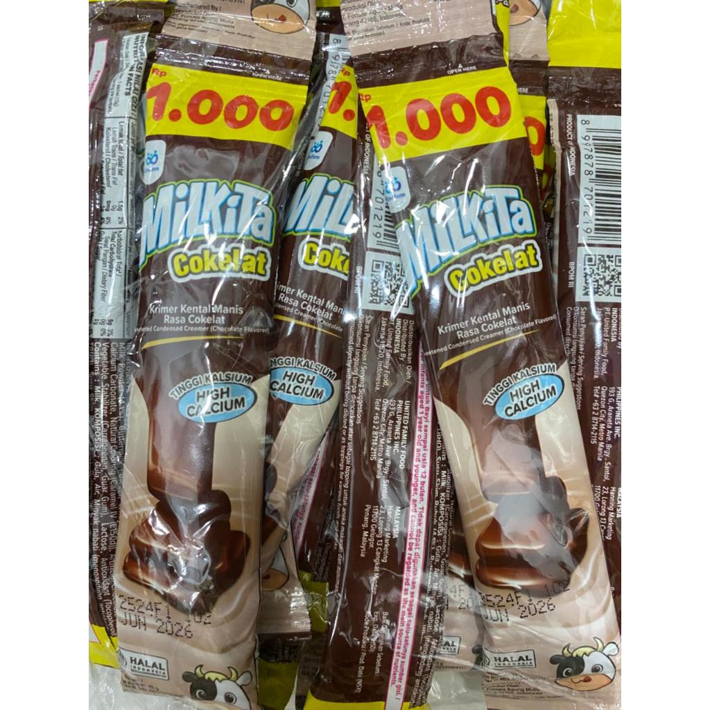 UNIFAM MILKITA PASTA COKELAT 30 PCS 1 PACK