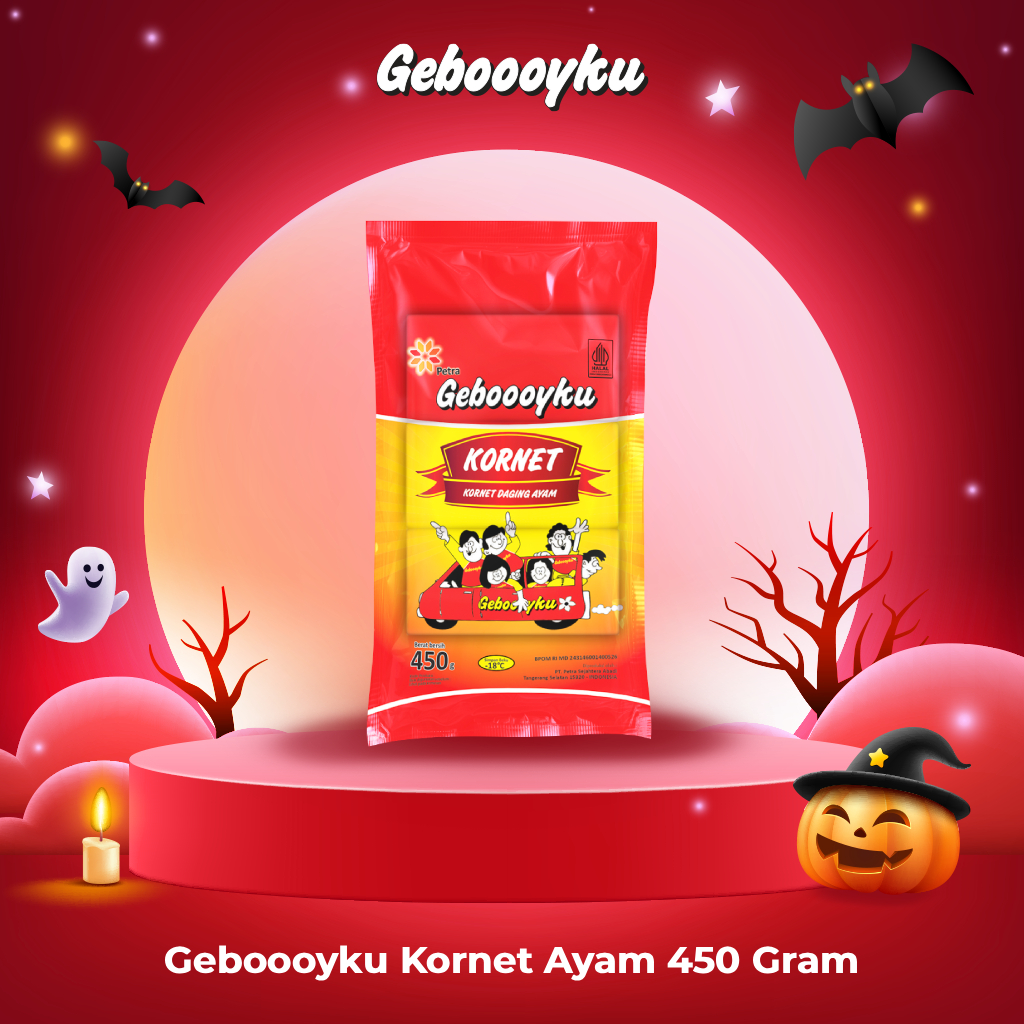 Kornet Upin Kotak Geboooyku 450 Gram Isi 22 Pcs