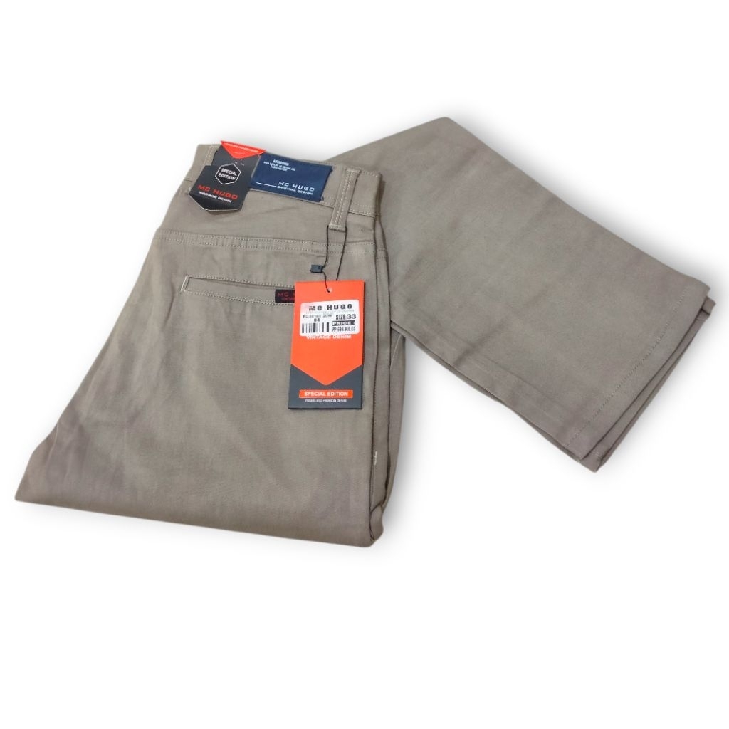 Celana Panjang MC HUGO Katun Chino Pria Jumbo / Premium Original