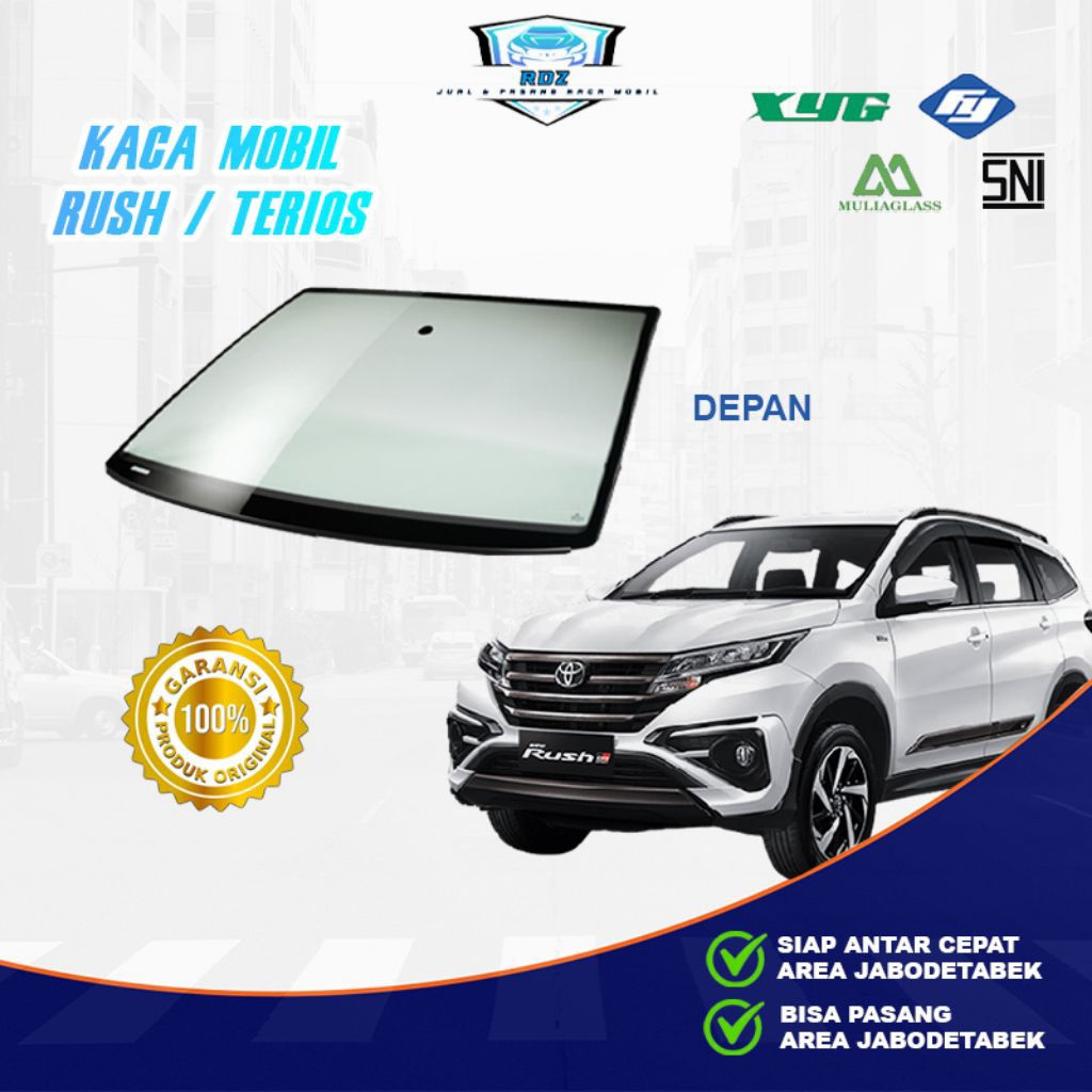 Kaca Depan Mobil Toyota Rush Terios 2018