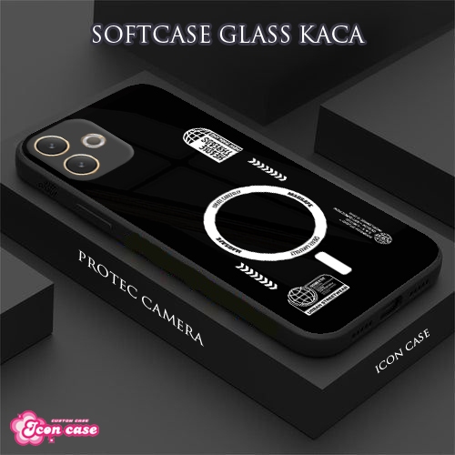 ICON Softcase hp Oppo A6 Pro [IC371] - Casing handphone - glosy - Protec Camera - kesing hp Hardcase